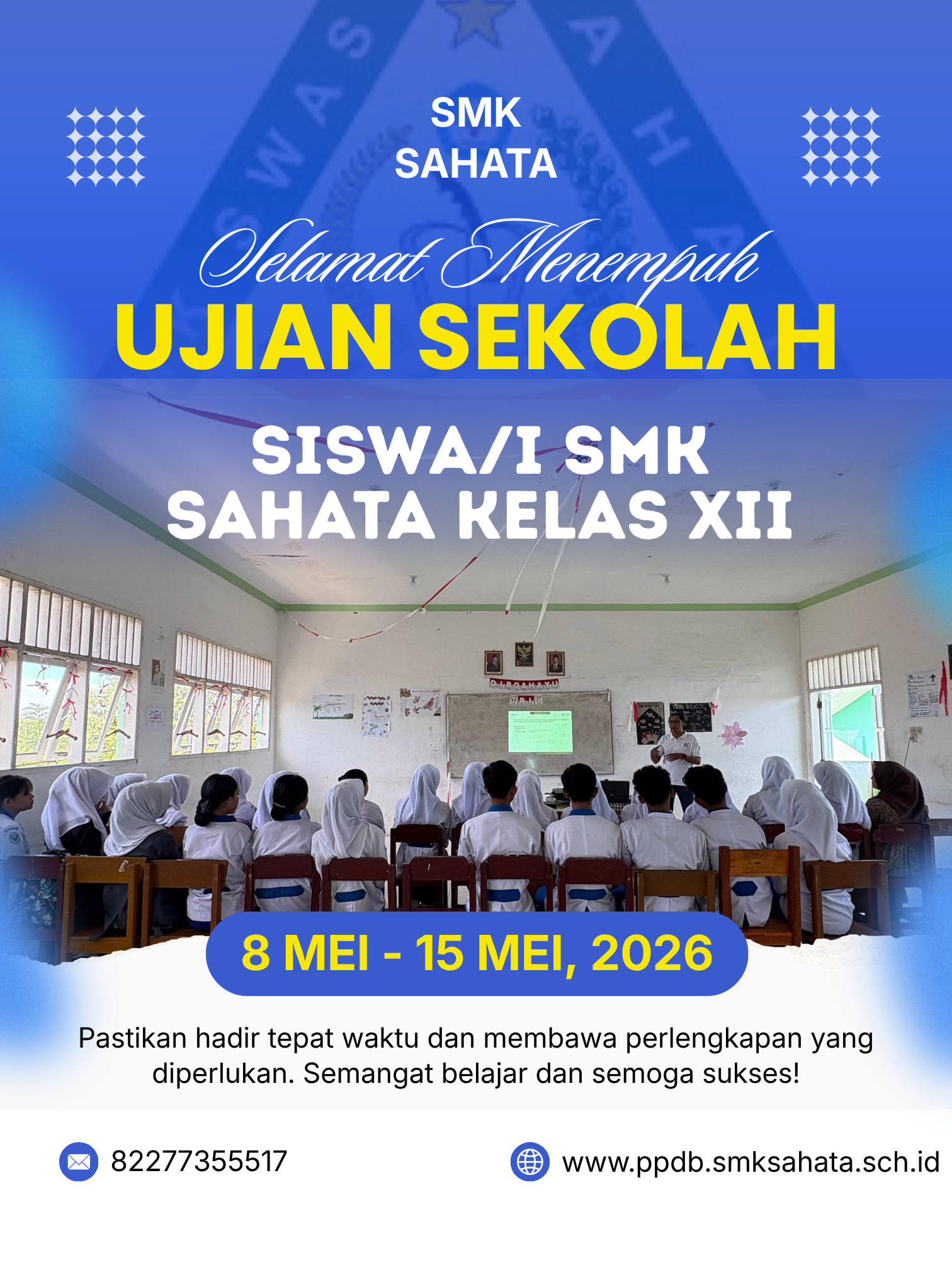 SMK Sahata Laksanakan Ujian Sekolah 2026 dengan Penuh Integritas